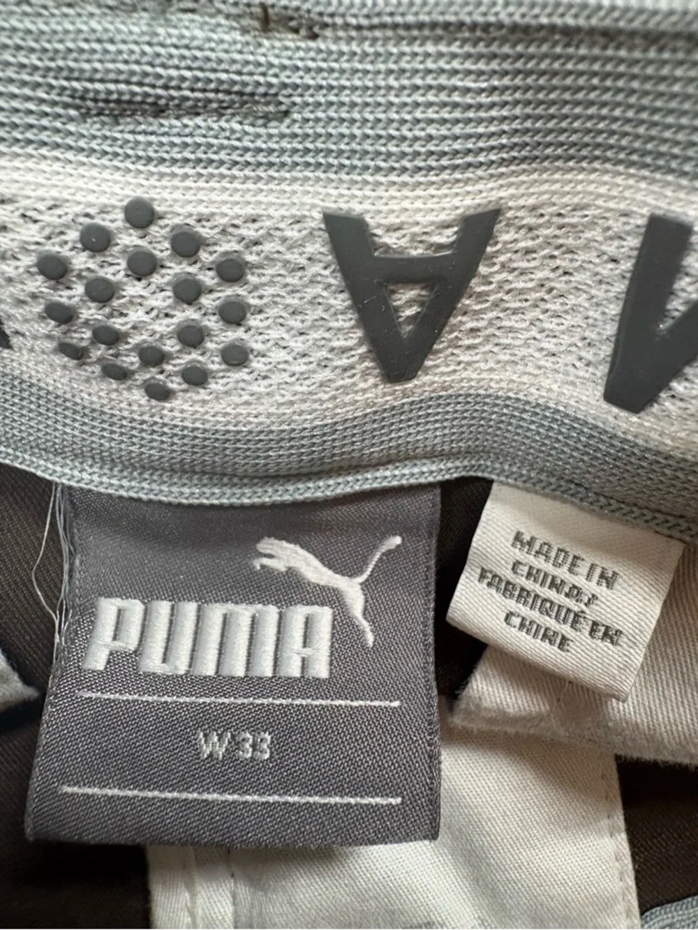 Puma Men's Flat Front Golf Shorts - Dark Brown - Picture 6 of 7